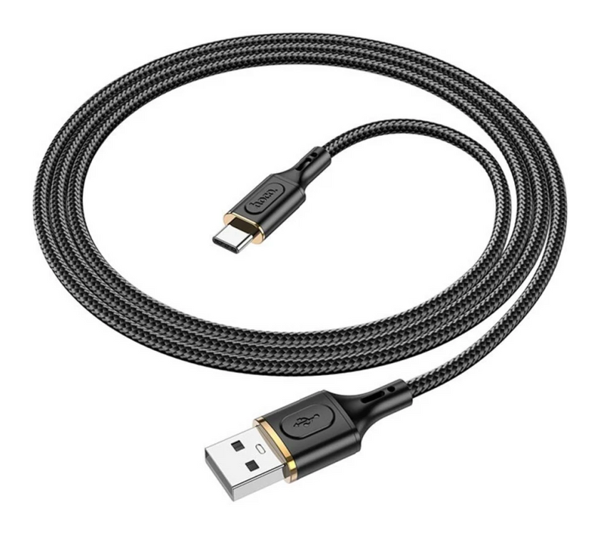 Кабель USB - TypeC Hoco X95 Goldentop, Black
