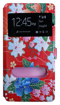 Чохол-Книжка Силікон Diamond Flowers Sony M4 Aqua