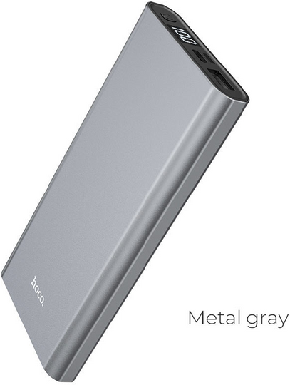 Power Bank Hoco J68 Resourceful Digital Display 10000 mAh, Grey