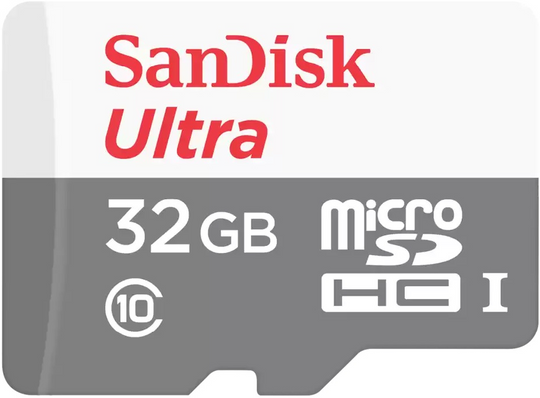 Карта пам'яті MicroSD 32GB SanDisk Ultra (UHS-1) (SDSQUNR-032G-GN3MN)