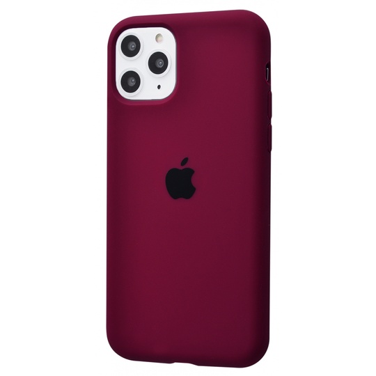 Накладка Silicone Case Full Cover Apple iPhone 11 Pro Max, (59) Plum
