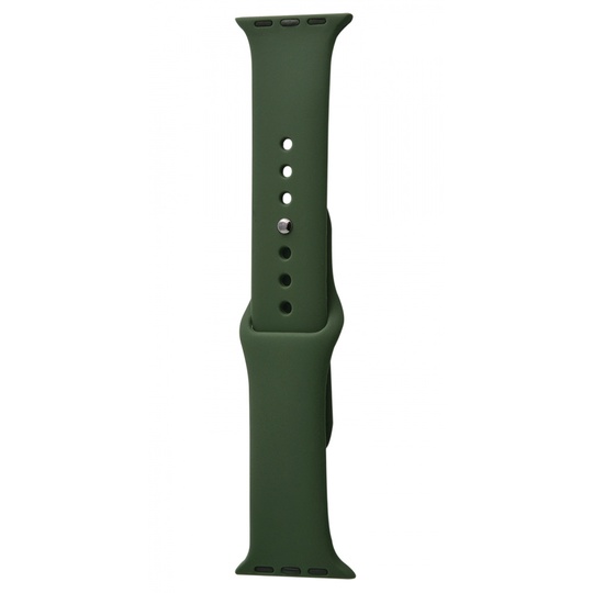 Ремінець Silicone Band for Apple Watch 38 mm/40 mm/41 mm (S) 2pcs, Army Green