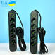 Мережевий фільтр UA Power F05U на 5 розеток + 3USB 4м, Black