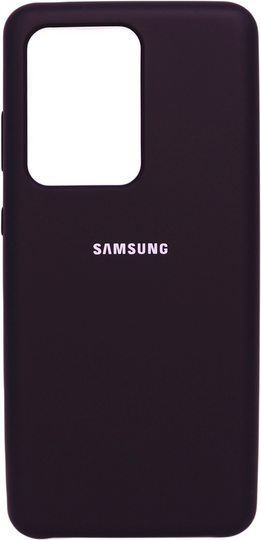 Накладка Silicone Cover (AA) Samsung Galaxy S20 Ultra, Black