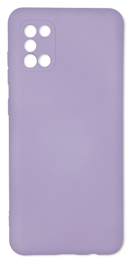 Накладка Silicone Case H/C Full Protective (No Logo) Samsung Galaxy A31 (A315), Light Purple (8)