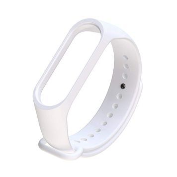 Ремінець Silicone Xiaomi Mi Band 7, White (1)