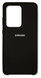 Накладка Silicone Cover (AA) Samsung Galaxy S20 Ultra, Black
