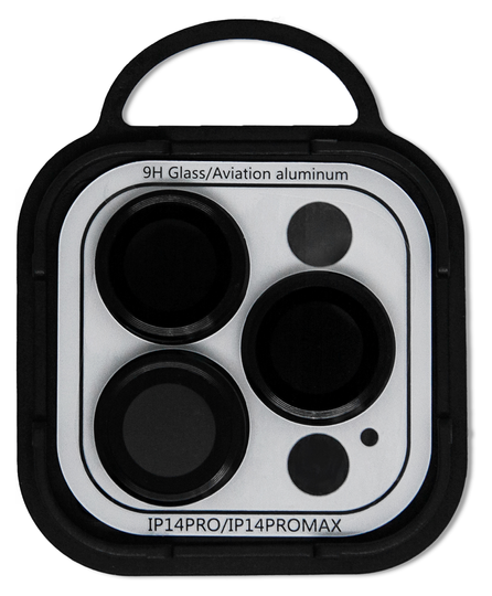 Захисне скло Metal Classic на камеру для Apple iPhone 14 Pro/14 Pro Max, Space Black