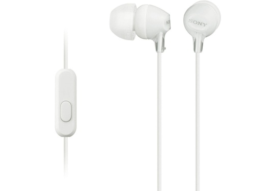 Навушники Sony MDR-EX15AP, White