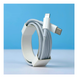 Кабель Type-C to Lightning 2m Luxury quality (Logo), White