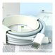 Кабель Type-C to Lightning 2m Luxury quality (Logo), White