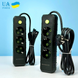 Мережевий фільтр UA Power F43 на 3 розетки 2м, Black