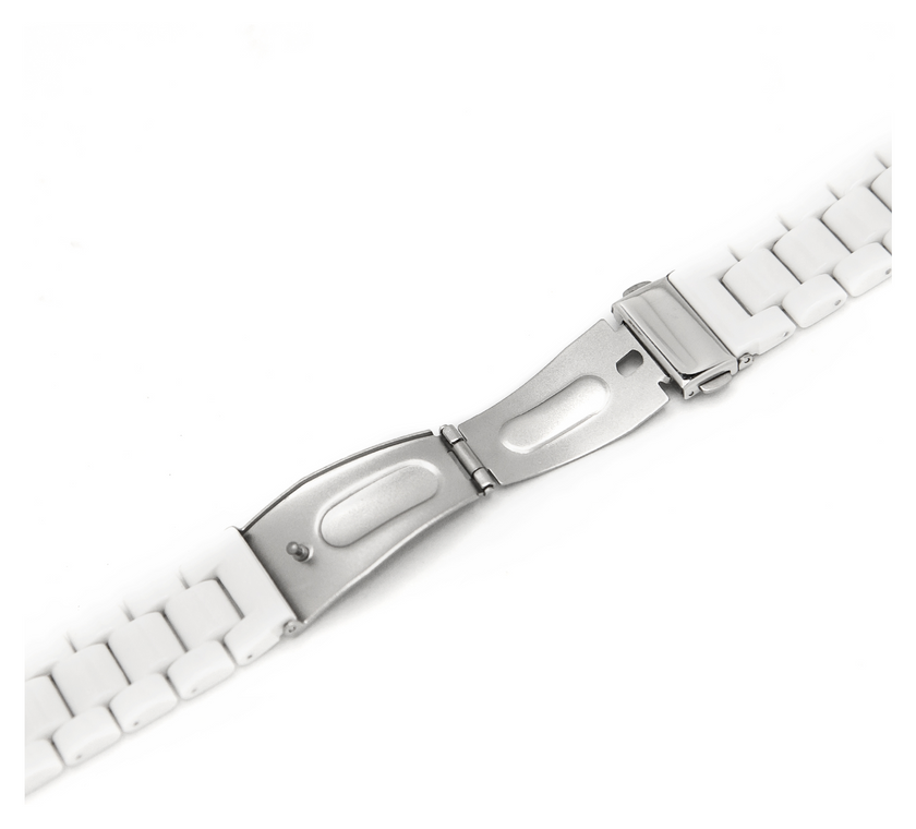 Ремінець Apple Watch Ceramic with stainless steel 42/44/45/49 mm, White (1)