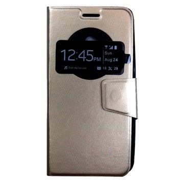 Чохол-Книжка Силікон View Asus Zenfone 5, Gold