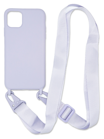 Накладка Strap Silicone Case iPhone 11 Pro Max, Light Purple
