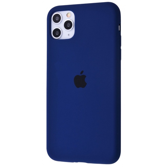 Накладка Silicone Case Full Cover Apple iPhone 11 Pro Max, (73) Midnight blue