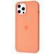 Накладка Silicone Case Full Cover Apple iPhone 12/12 Pro, (27) Cantaloup