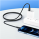 Кабель HOCO X61 Ultimate Silicone Lightning Cable 2.4A 1m, Black