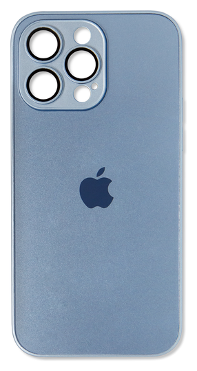 Накладка TPU+Glass Sapphire matte case для Apple iPhone 14 Pro Max, Sierra Blue