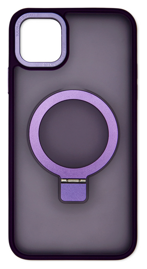 Накладка Guard Metal Style MagSafe з підставкою iPhone 11 Pro Max, Purple (4)