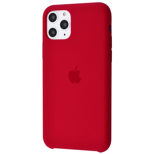 Накладка Silicone Case Apple iPhone 11 Pro Max, (14) Red