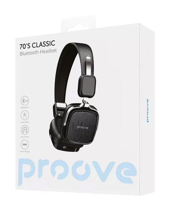 Бездротові навушники Proove 70's Classic, Black