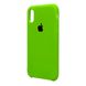 Накладка Silicone Case H/C Apple iPhone X/Xs, Lime Green