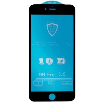 Захисне скло Full Glue 10D iPhone 6 Plus/6s Plus, Black