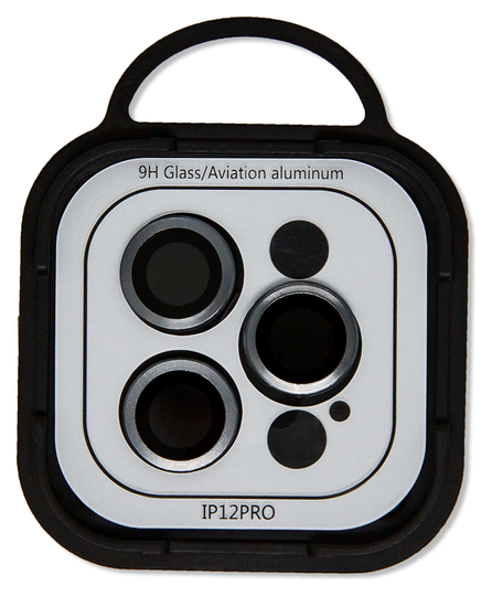 Захисне скло Metal Classic на камеру для Apple iPhone 12 Pro/11 Pro/11 Pro Max, Graphite