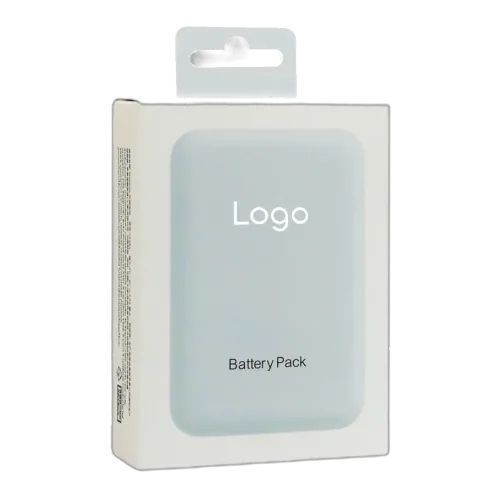 Power Bank For IP MagSafe Battery Pack 10000mAh Type-C Logo, White