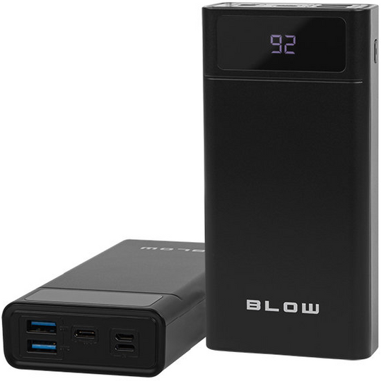 Power Bank BLOW PB40A USB-C 2xUSB 40000 mAh, Black