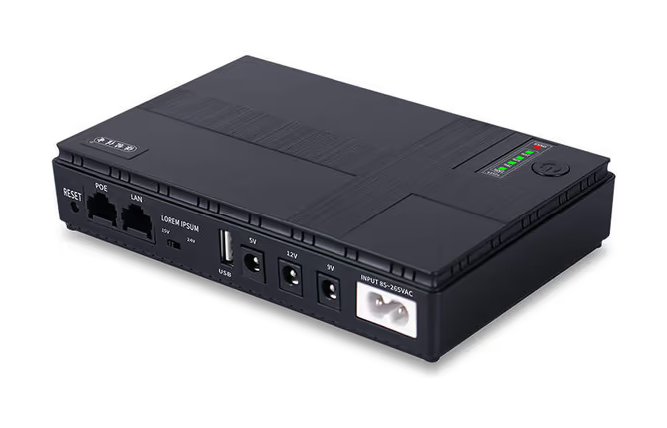 ДБЖ UPS DC1018P 10400mAh, USB/ DC: 9V/12V