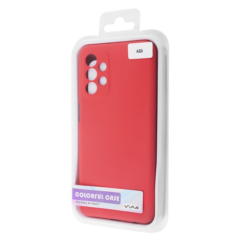 Накладка WAVE Colorful Case (TPU) Samsung Galaxy A23 (A235F), Red