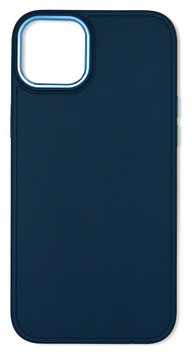 Накладка TPU Bonbon Metal Style для Apple iPhone 14 Plus, Cosmos Blue