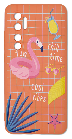 Накладка WAVE Fancy Case (TPU) Xiaomi Mi Note 10 Lite, summer mood peach, summer mood/peach
