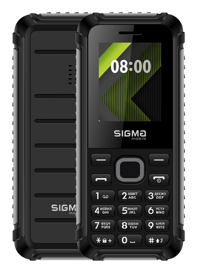 Телефон Sigma X-style 18 Track, Black-Grey