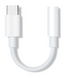 Перехідник USB-C to 3.5mm Original Logo, White, (MU7E2ZM/A)
