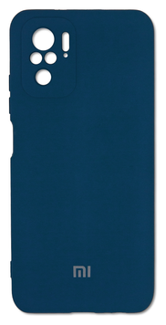 Накладка Silicone Case H/C Separate Camera Xiaomi Redmi Note 10 4G/Redmi Note 10S, Midnight Blue (9)