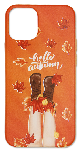 Накладка силіконова itsPrint Apple iPhone 12 Mini, Hello autumn