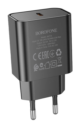 ЗП Borofone BA71A Power PD 20W, Black