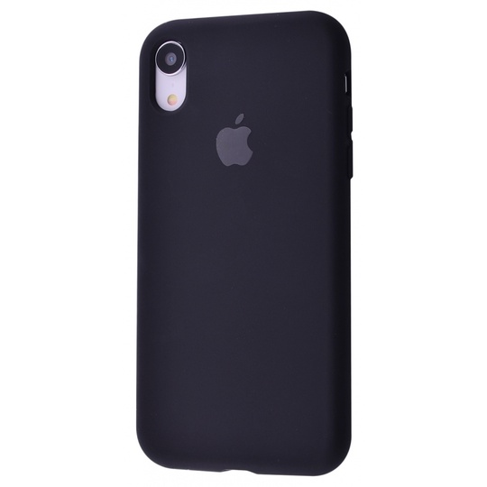 Накладка Silicone Case Full Cover Apple iPhone XR, (18) Black