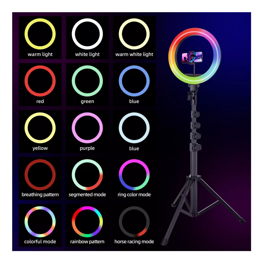 Кільцева світлодіодна RGB лампа Proove Halo (10inch)