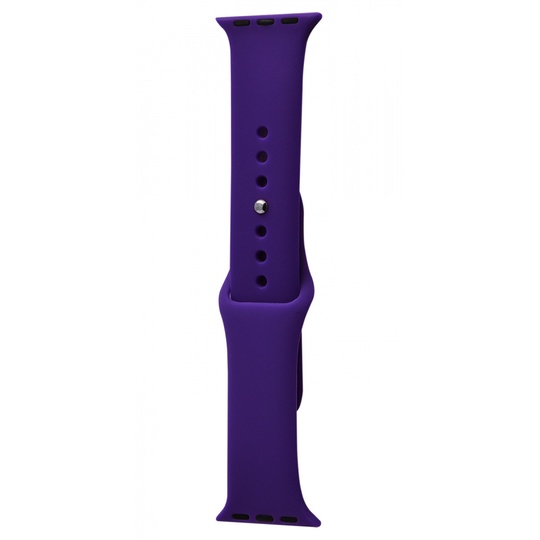 Ремінець Silicone Band for Apple Watch 38 mm/40 mm/41 mm (S) 2pcs, Ultra Violet