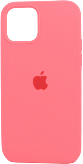 Накладка Silicone Case Full Cover Apple iPhone 12/12 Pro, (29) Barbie Pink