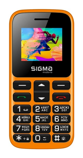 Телефон Sigma Comfort 50 HIT, Orange