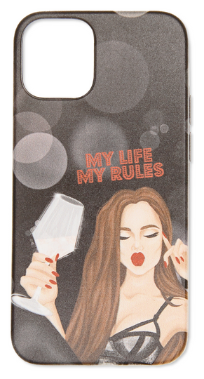 Накладка силіконова itsPrint Apple iPhone 12 Mini, My life my rules