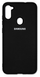 Накладка Silicone Cover/Case Full Protective Samsung A11 (A115), Black
