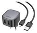 ЗП Hoco CS31A Wing dual-port 2.1A Lightning, Black