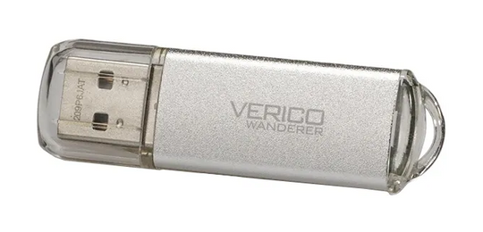 Флешка Verico USB 64Gb Wanderer, Silver