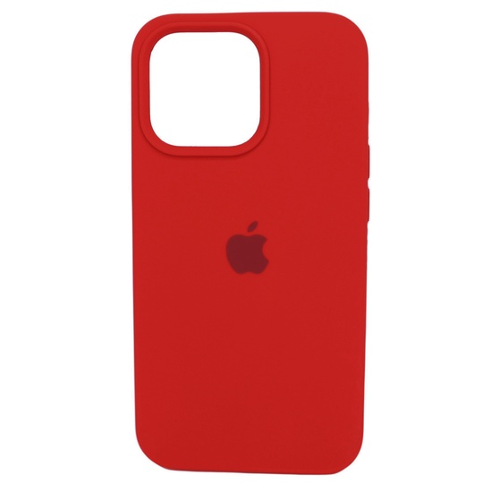 Накладка Silicone Case Full Cover Apple iPhone 13 Pro, Red